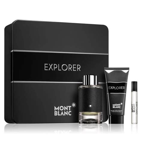 mont blanc explorer 100ml gift set.